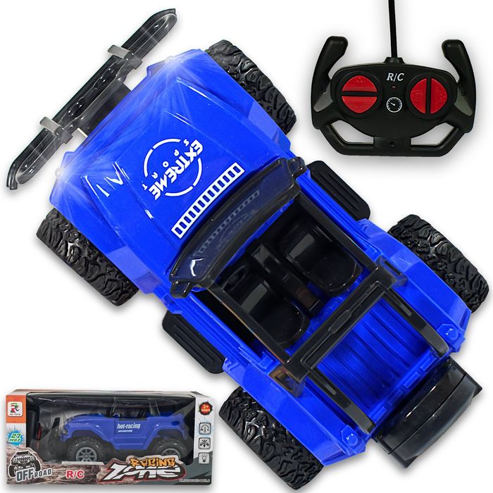 Auto na pilot dla dzieci auto terenowe niebieskie adventure