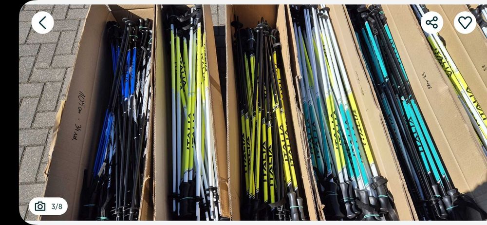 Kije narciarskie nowe okazja pakiet nowe