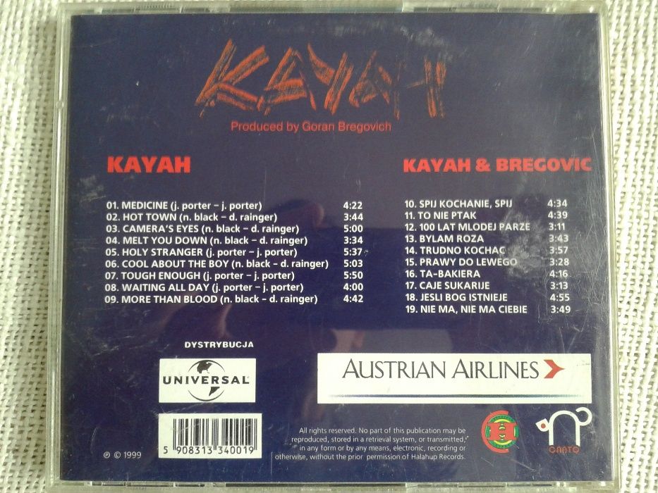 KAYAH +bonus album Kayah i Bregovic 1999