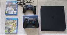 PS4 + Jogos + Comando