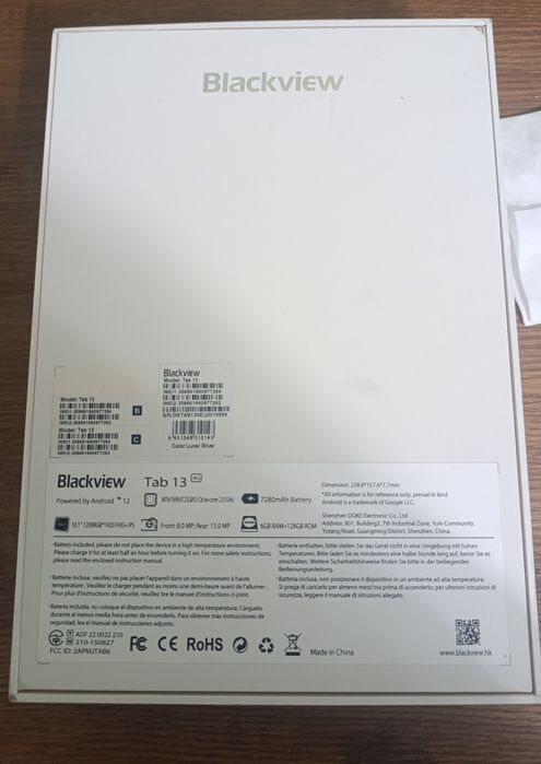 Планшет Blackview Tab 13 6/128GB LTE