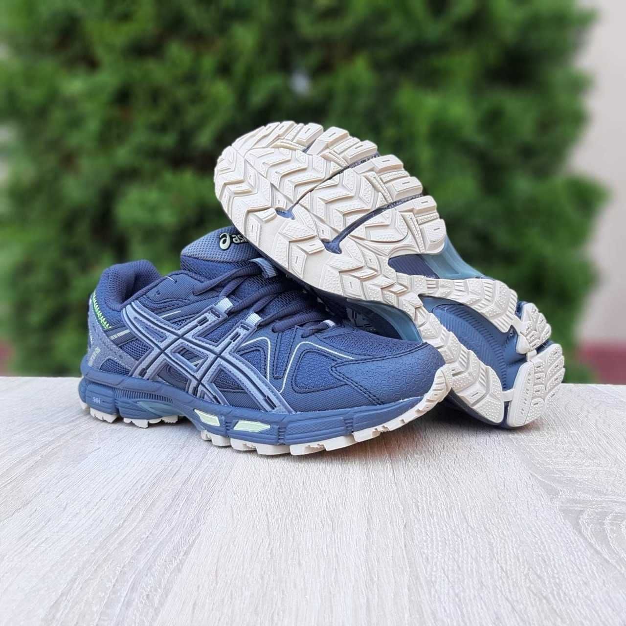 Кросівки Asics Gel Kahana 8 темно сірі з салатовим