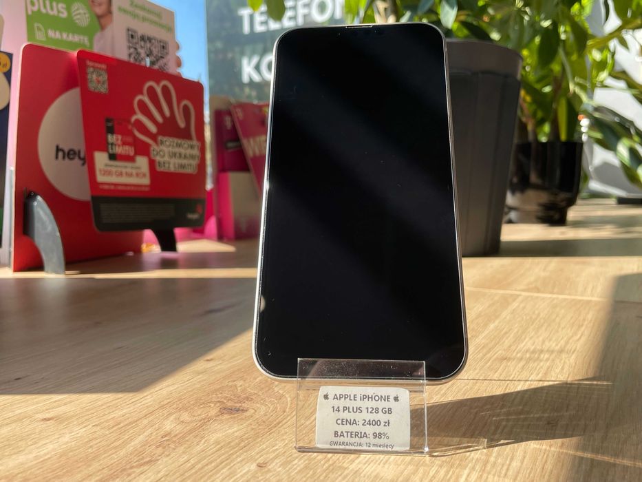 Telefon Apple iPhone 14 Plus | Bateria 98% | + Gwarancja 12 msc