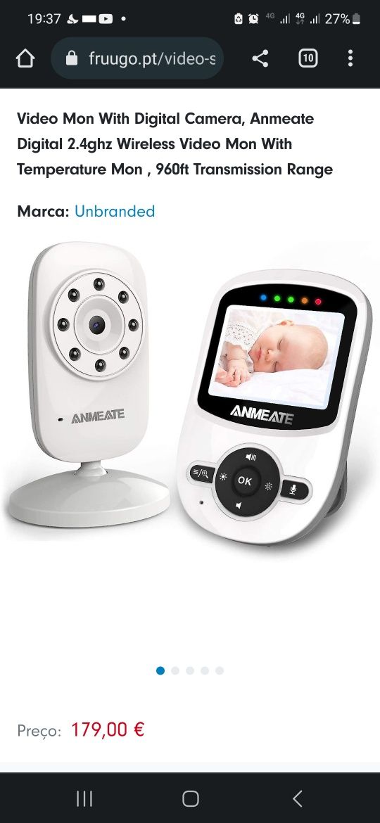 Vídeo Monitor Com Câmera Digital,Digital 2.4ghz Wireless 300 metros
