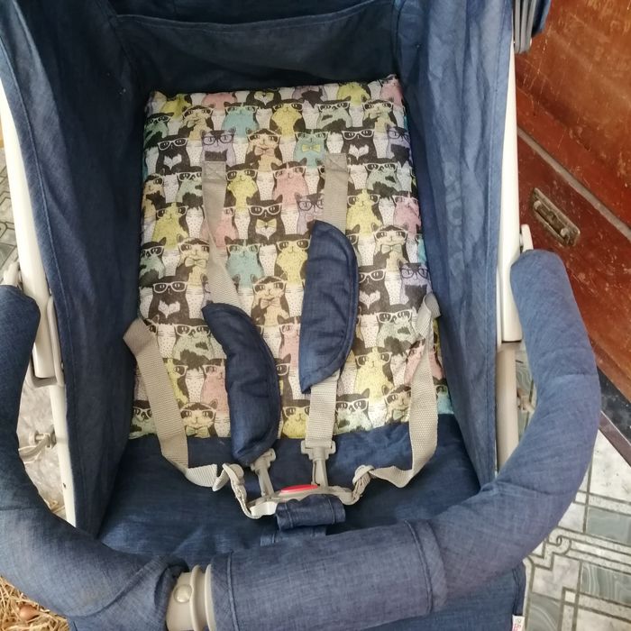 Коляска, тросточка