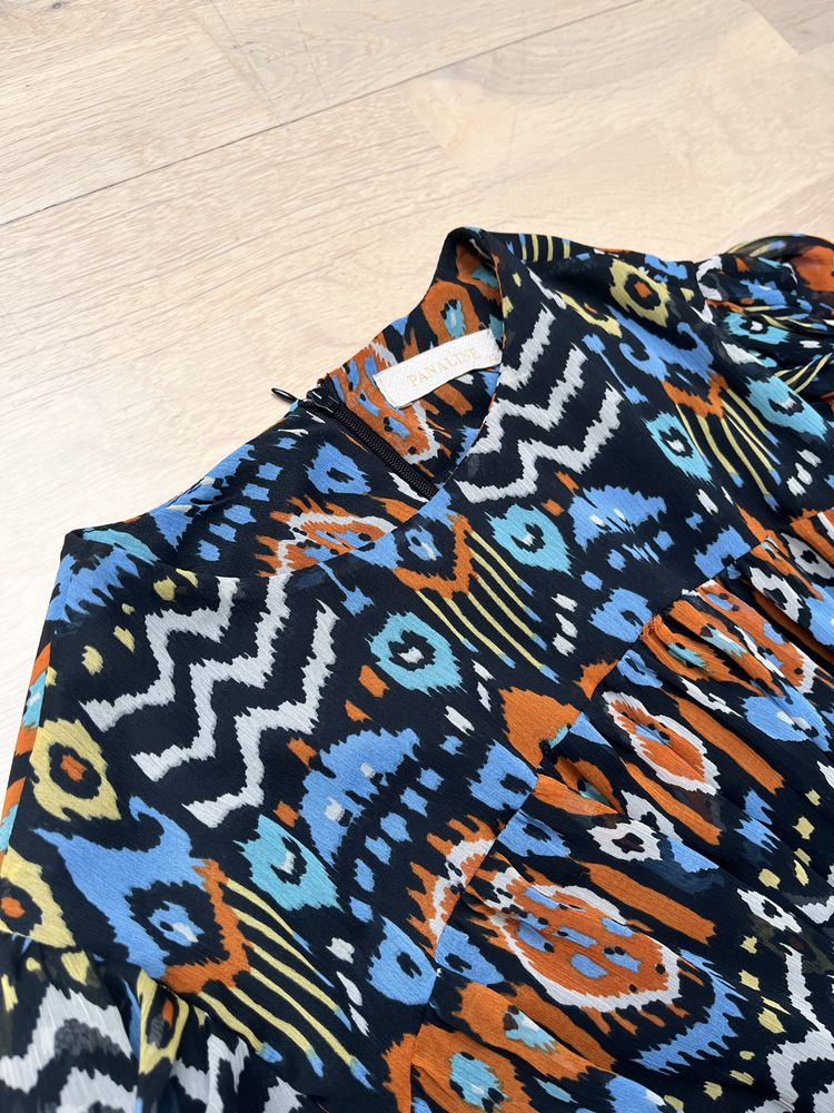 Sukienka maxi na wiosnę, na lato, dress, z falbanką, 42/XL, Panaline
