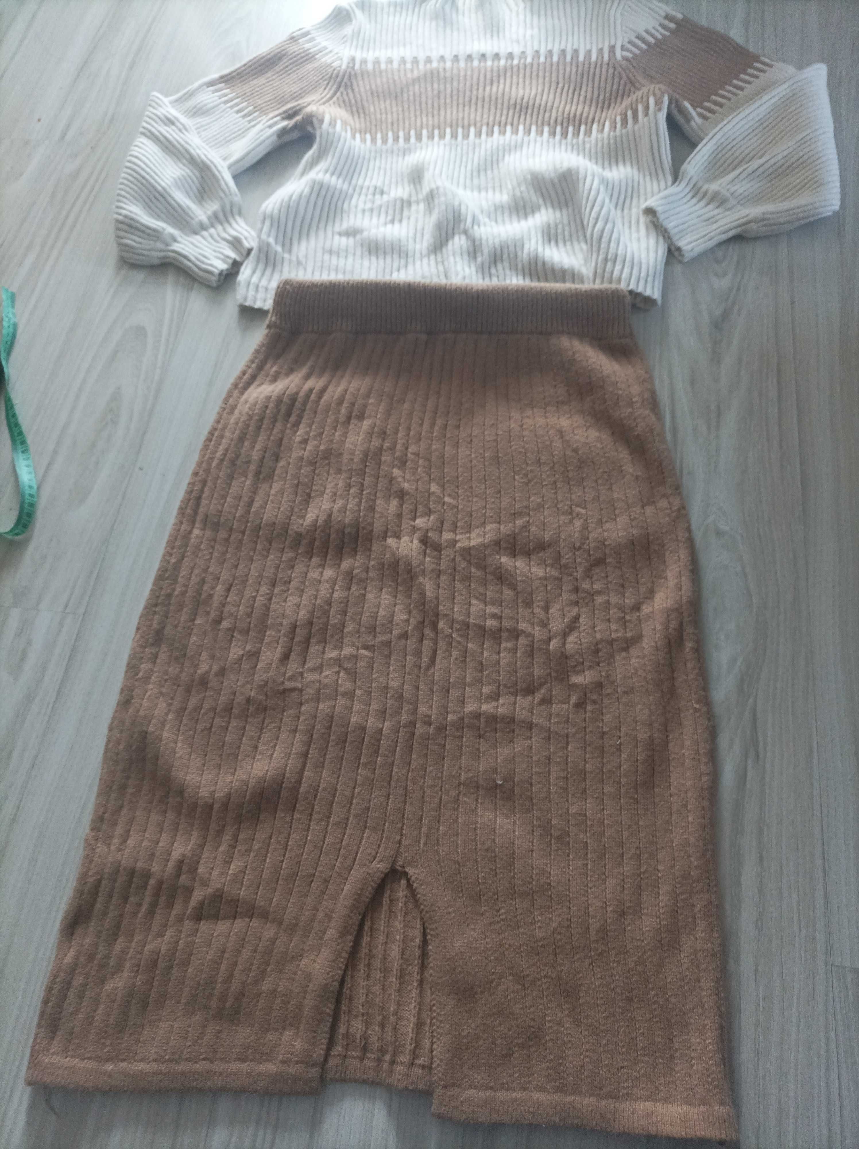 Komplet sweterkowy damski