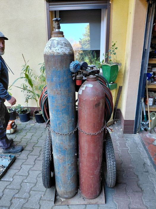 Spawarka gazowa, butle i palniki