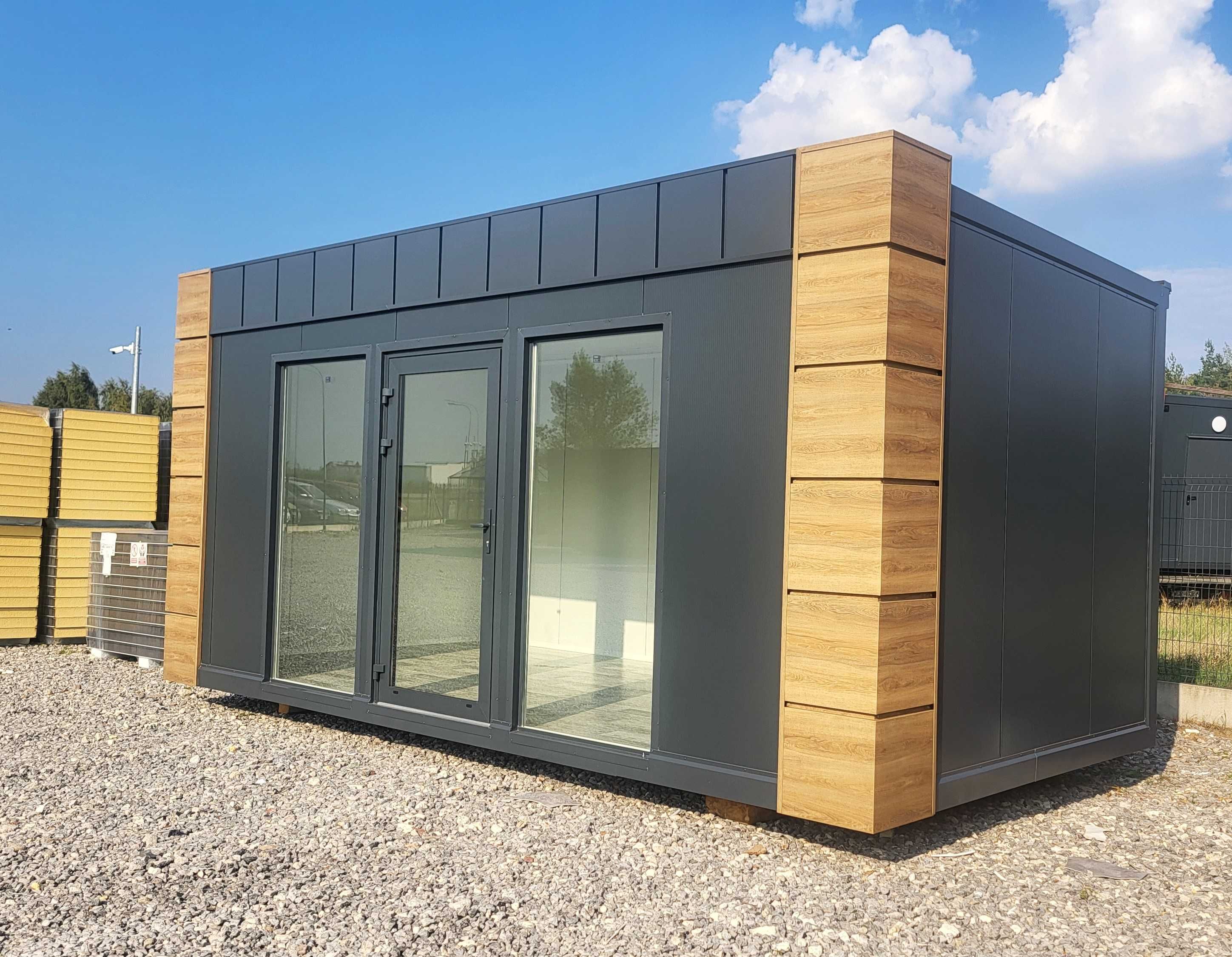 Pawilon usługowy handlowy PRODUCENT PIR 100 biurowy z płyty