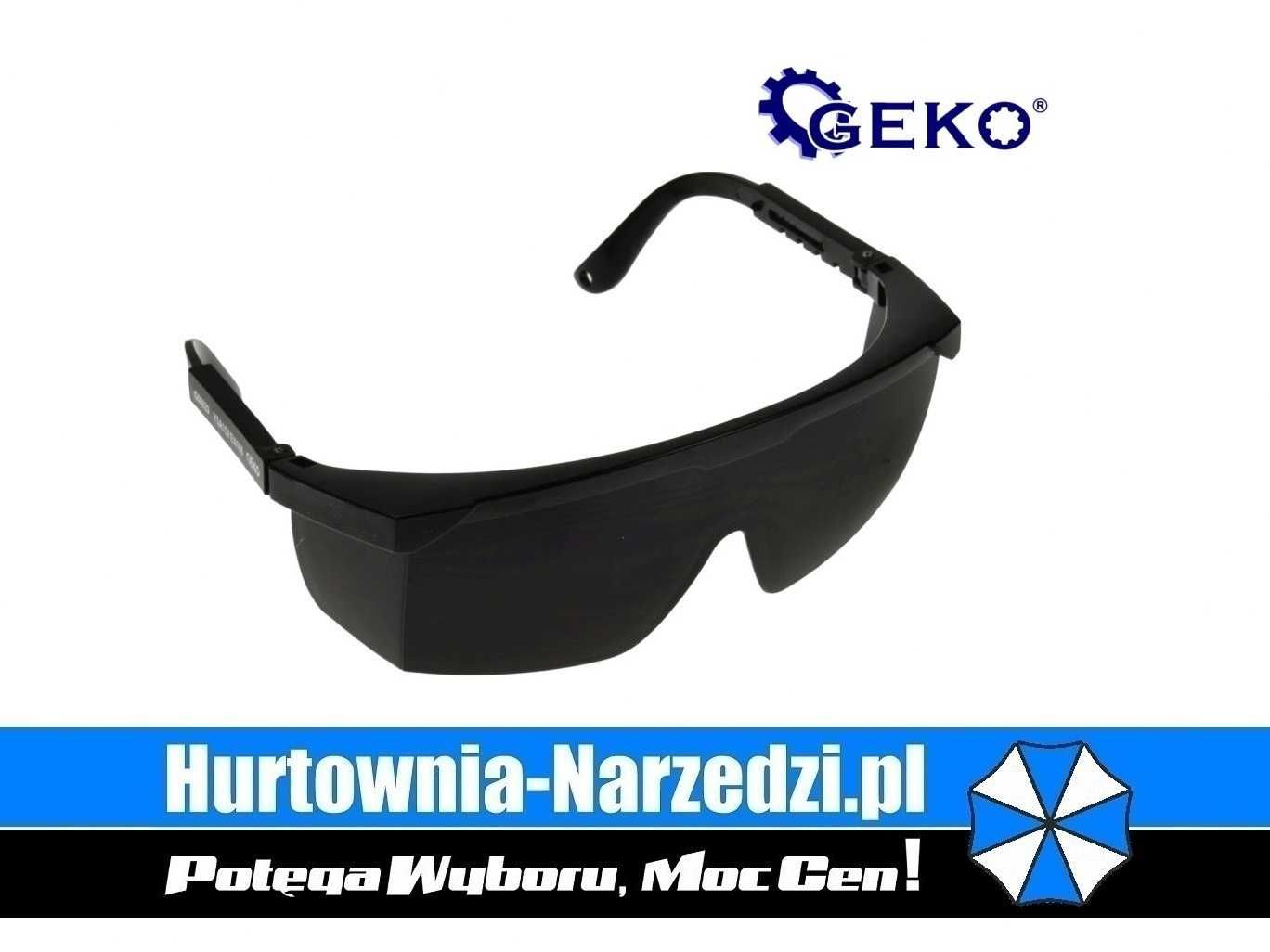 #1551 Okulary ochronne czarne Geko G90020