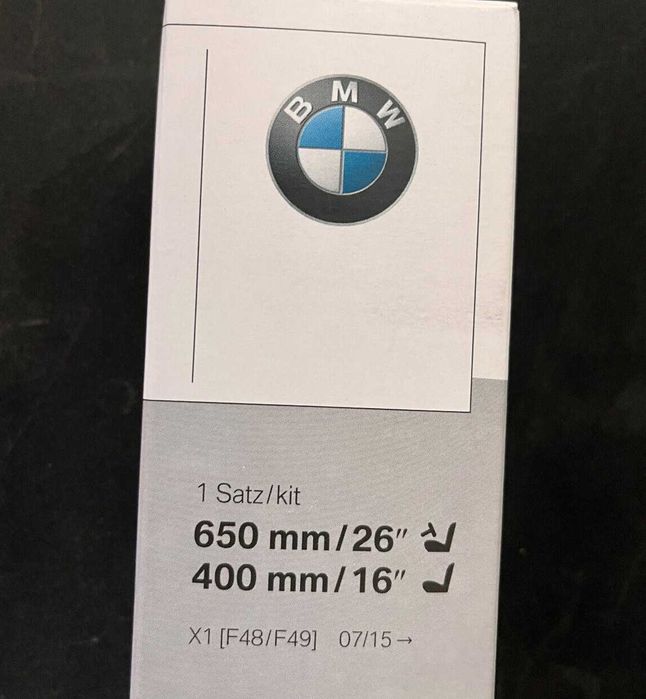 Оригінальні щітки двірників BMW, E90, X1 F48, E84 БМВ передні задні