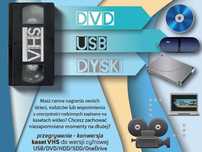 Przegrywanie kaset Biała Podlaska VHS VHS-C miniDV Video Hi8 Video 8mm