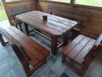 Meble ogrodowe drewniane nowoczesne premium