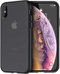 Etui Półprzezroczyste Do iPhone X XS Ochrona Obiektywu Ekranu