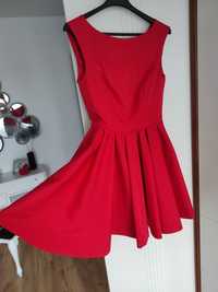 Sukienka damska czerwona 36