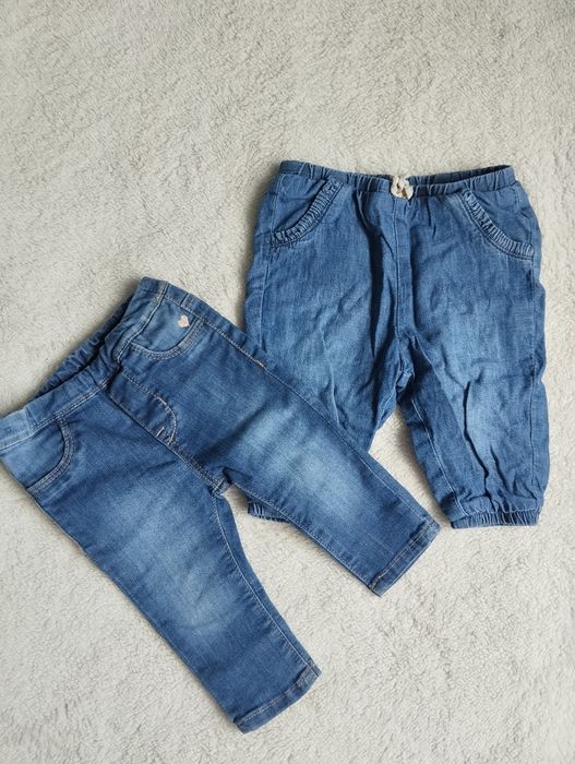 Jeansy dziecięce H&M, r.68