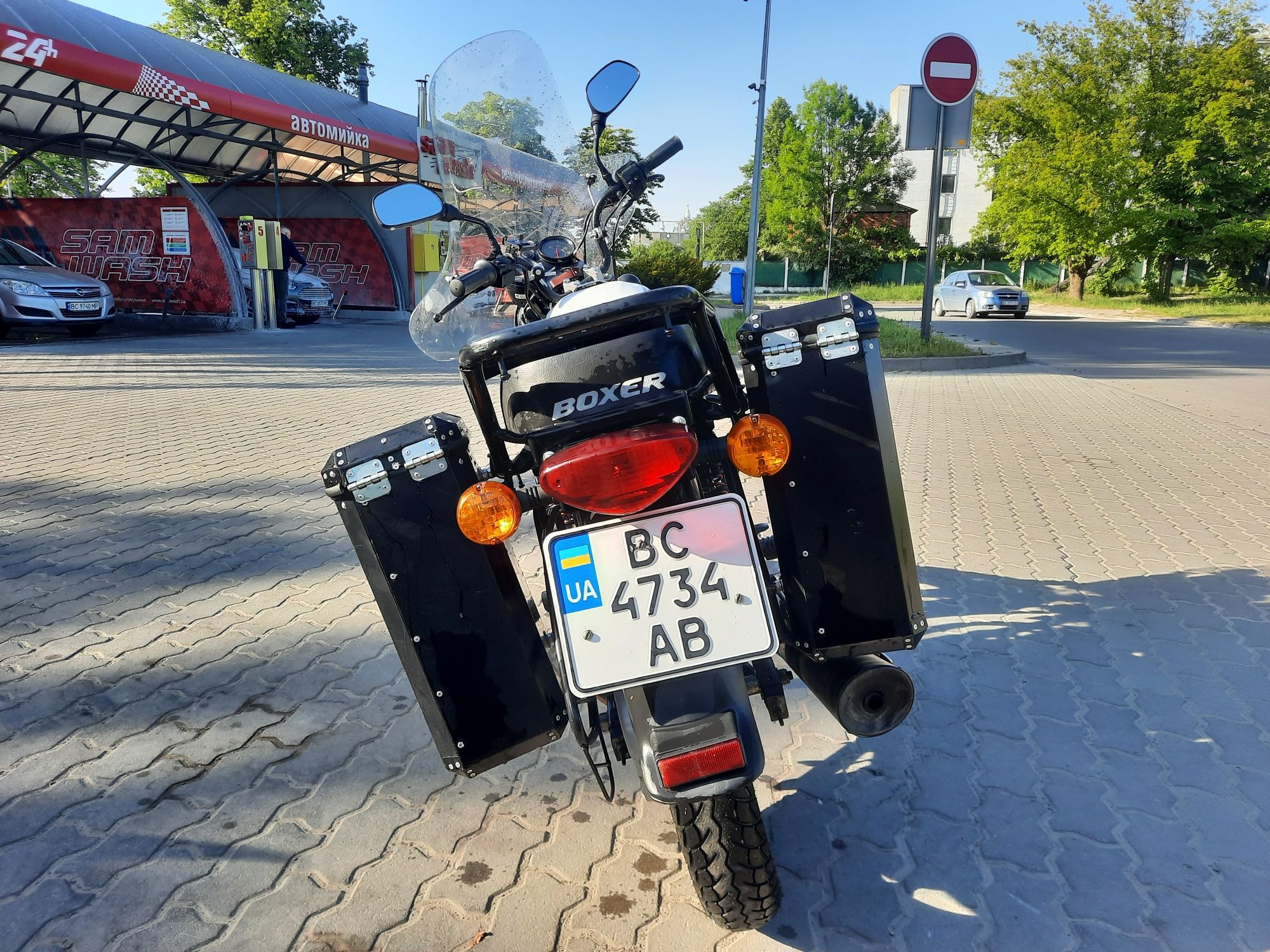 Bajaj boxer ug 150 білий