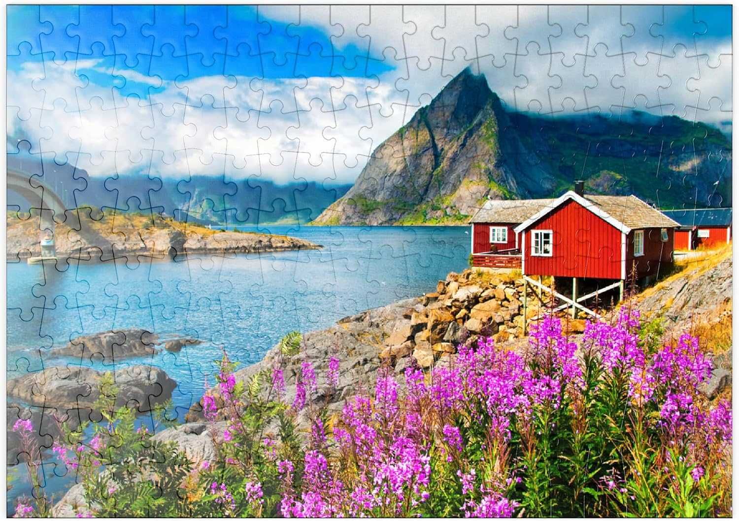 Puzzle GALAXY LOFTY W NORWEGII 200 sztuk dla dzieci 6+
