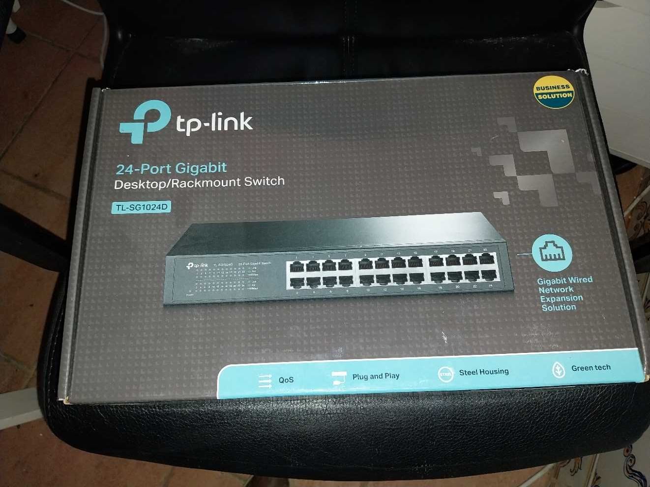 Switch de 24 portas 1 Gigabit -  TP-LINK TL-SG1024D