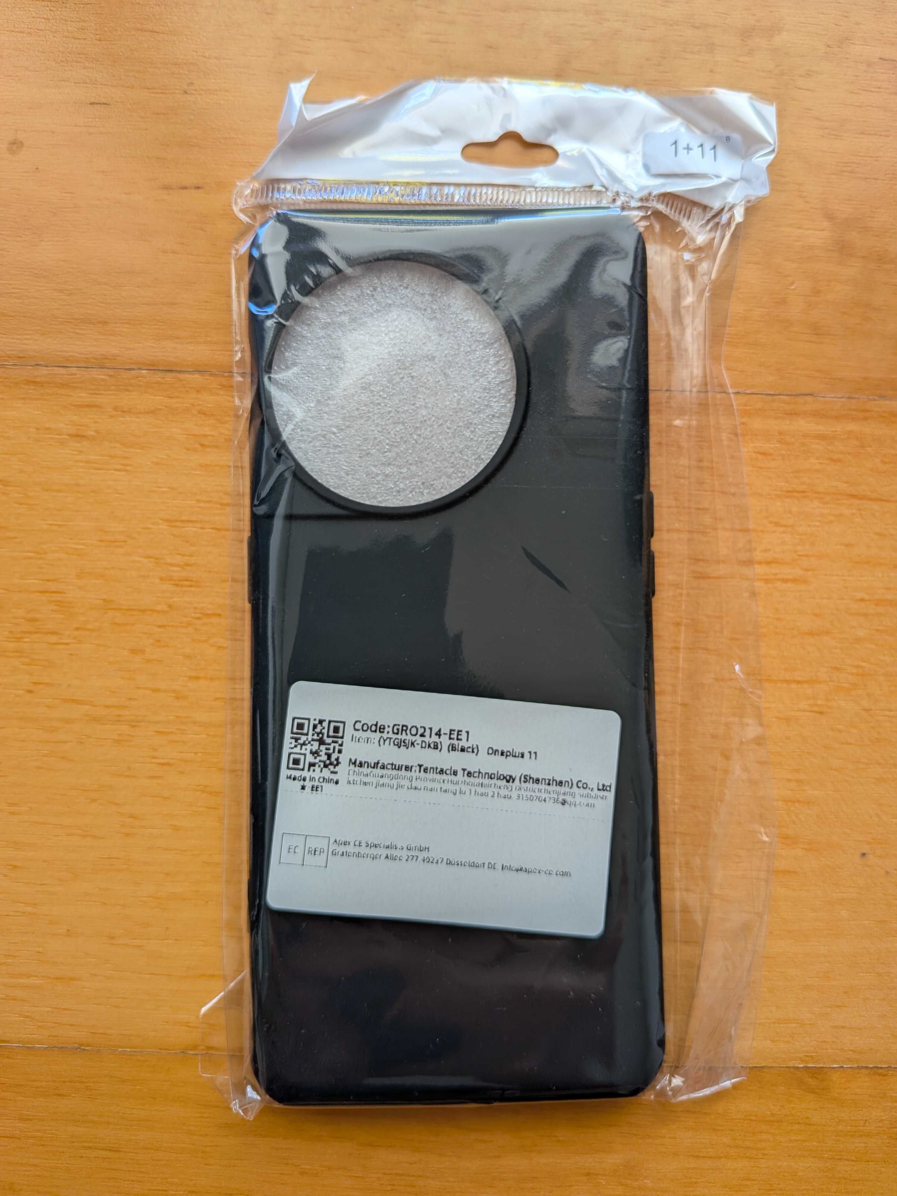 Capa e 2 películas de vidro para OnePlus 11 (NOVO)
