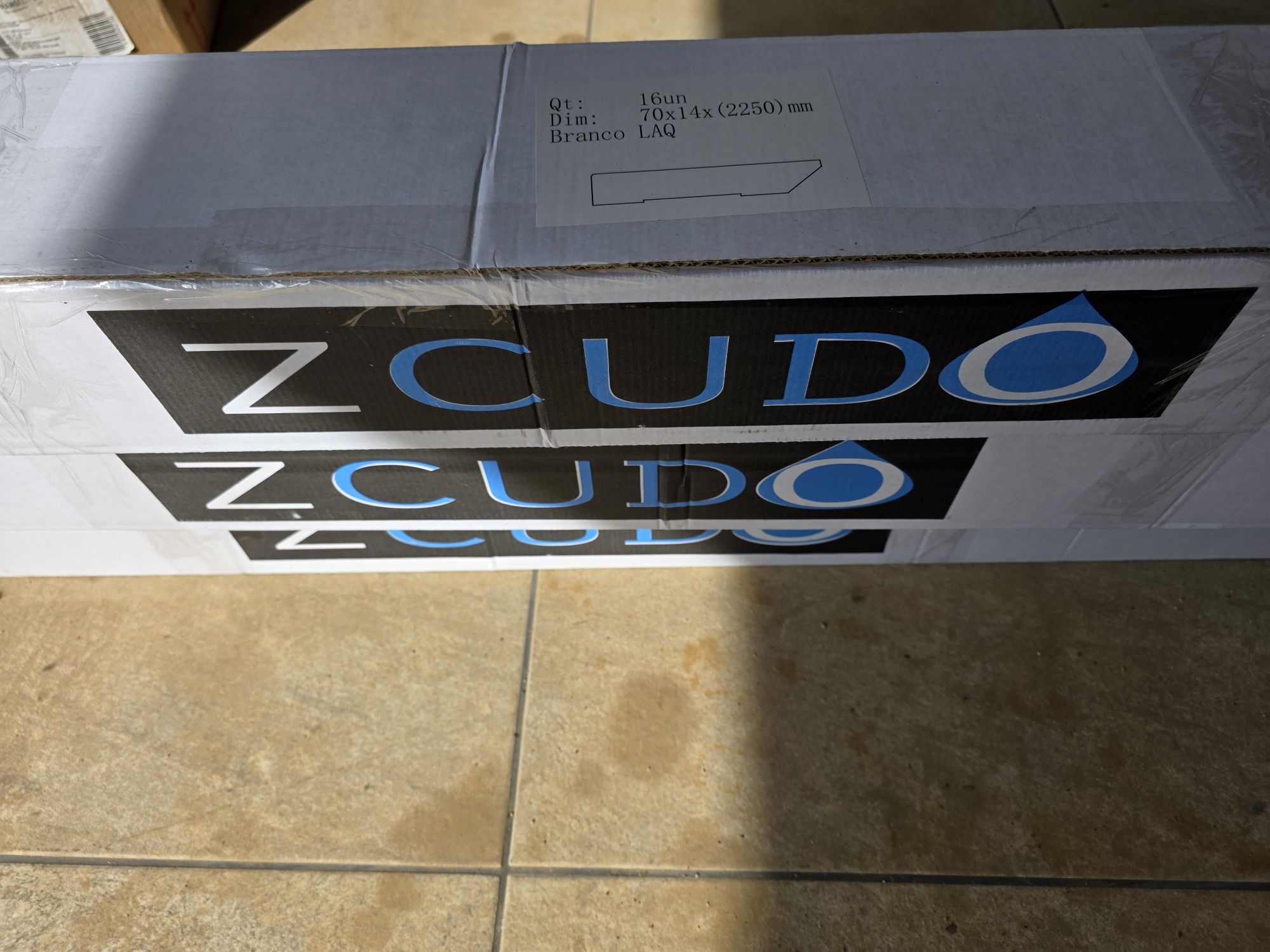 Rodapé PVC branco