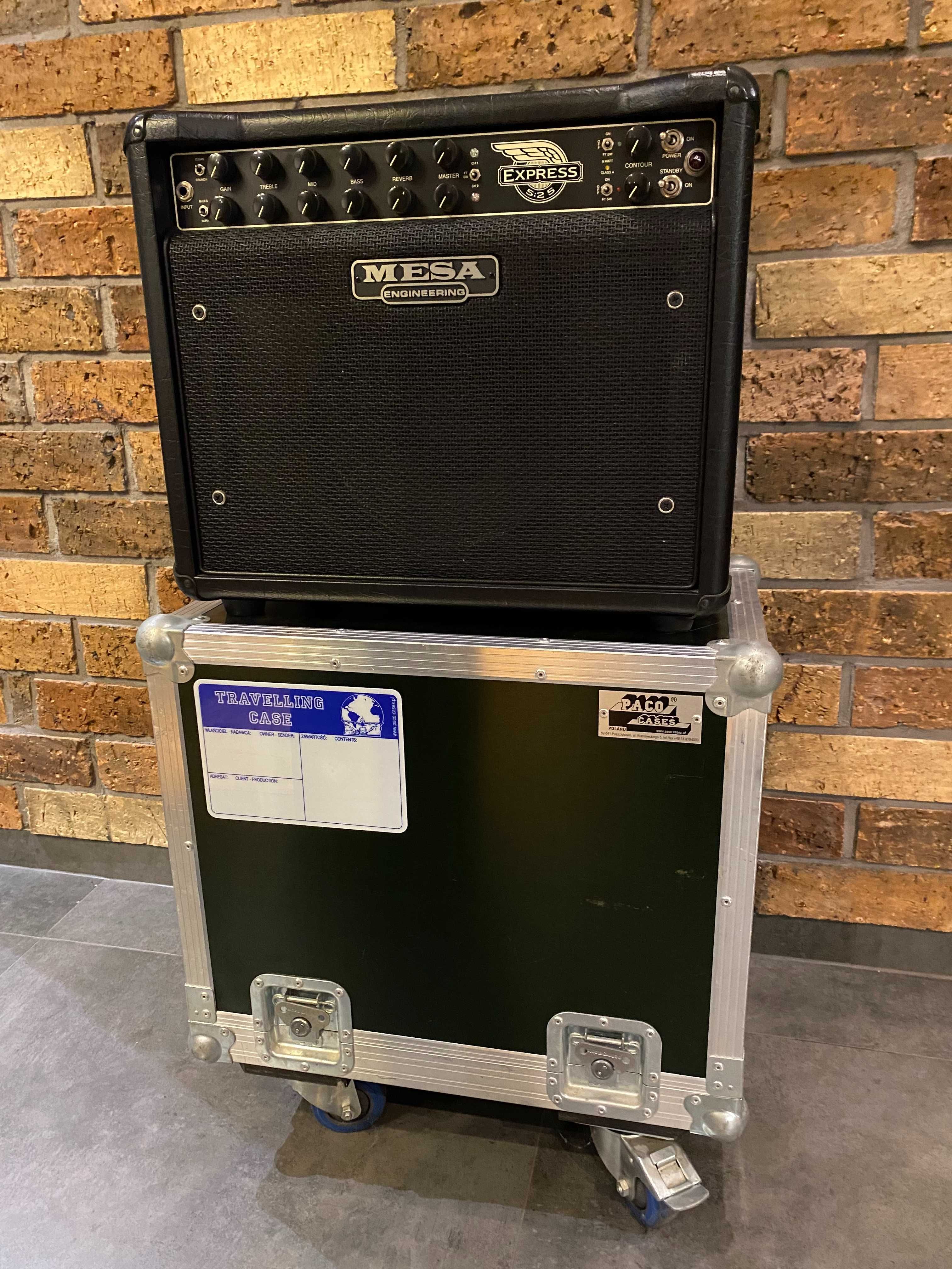 Mesa Boogie Express 5:25 / foot switch/ pokrowiec / case lotniczy /