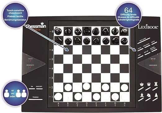 Lexibook ChessMan® Elite Interaktywna elektroniczna gra w szachy NOWA