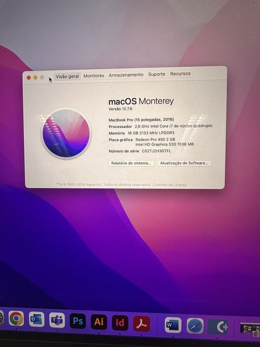 MacBook Pro 15’ 16GB