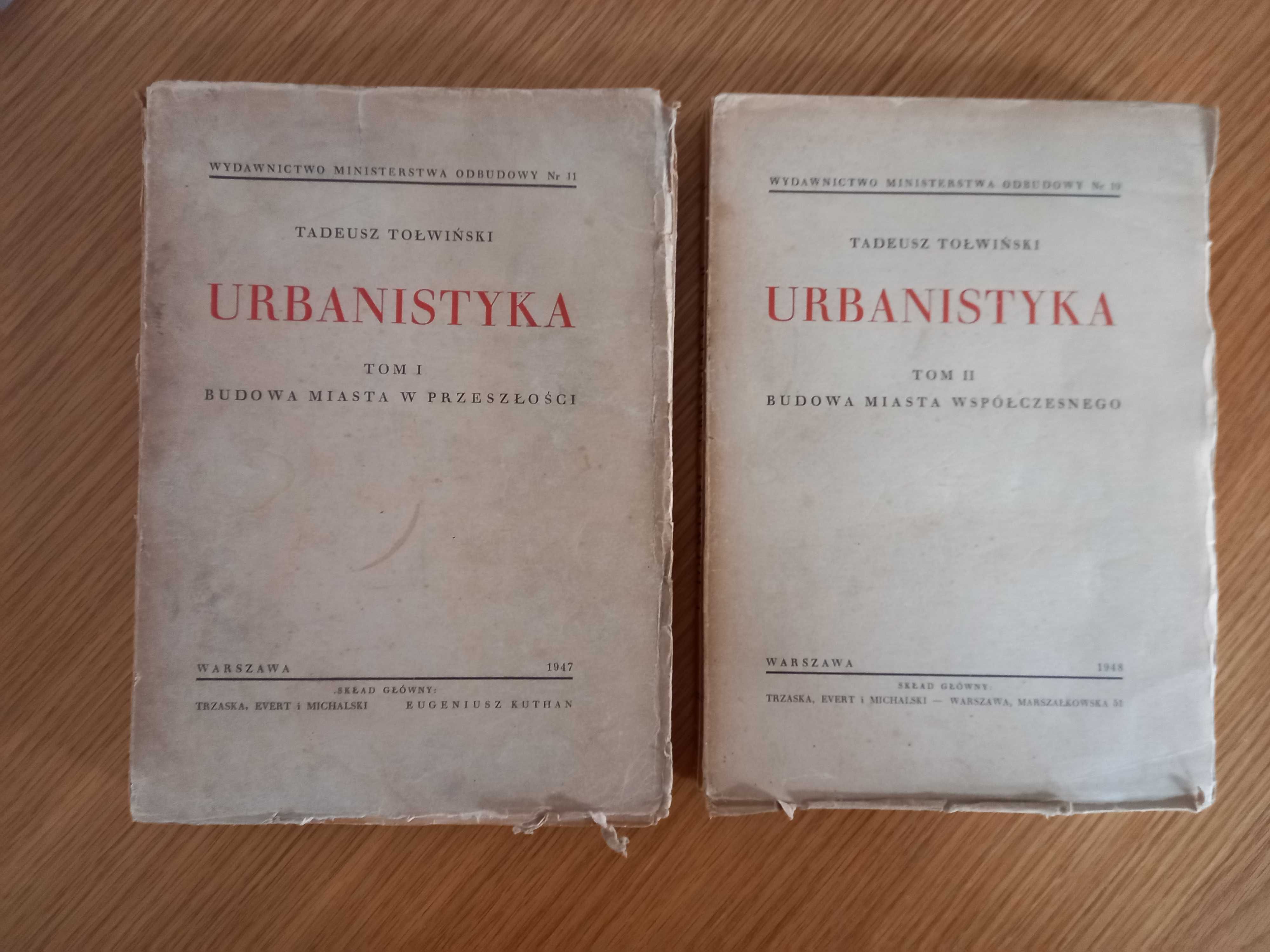 Tadeusz Tołwiński "Urbanistyka"