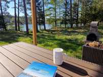 domek nad jeziorem,  własna linia brzegowa, jacuzzi ,wypoczynek, ryby