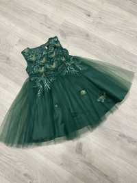 Нарядное детское пышное платье с фатином для девочки