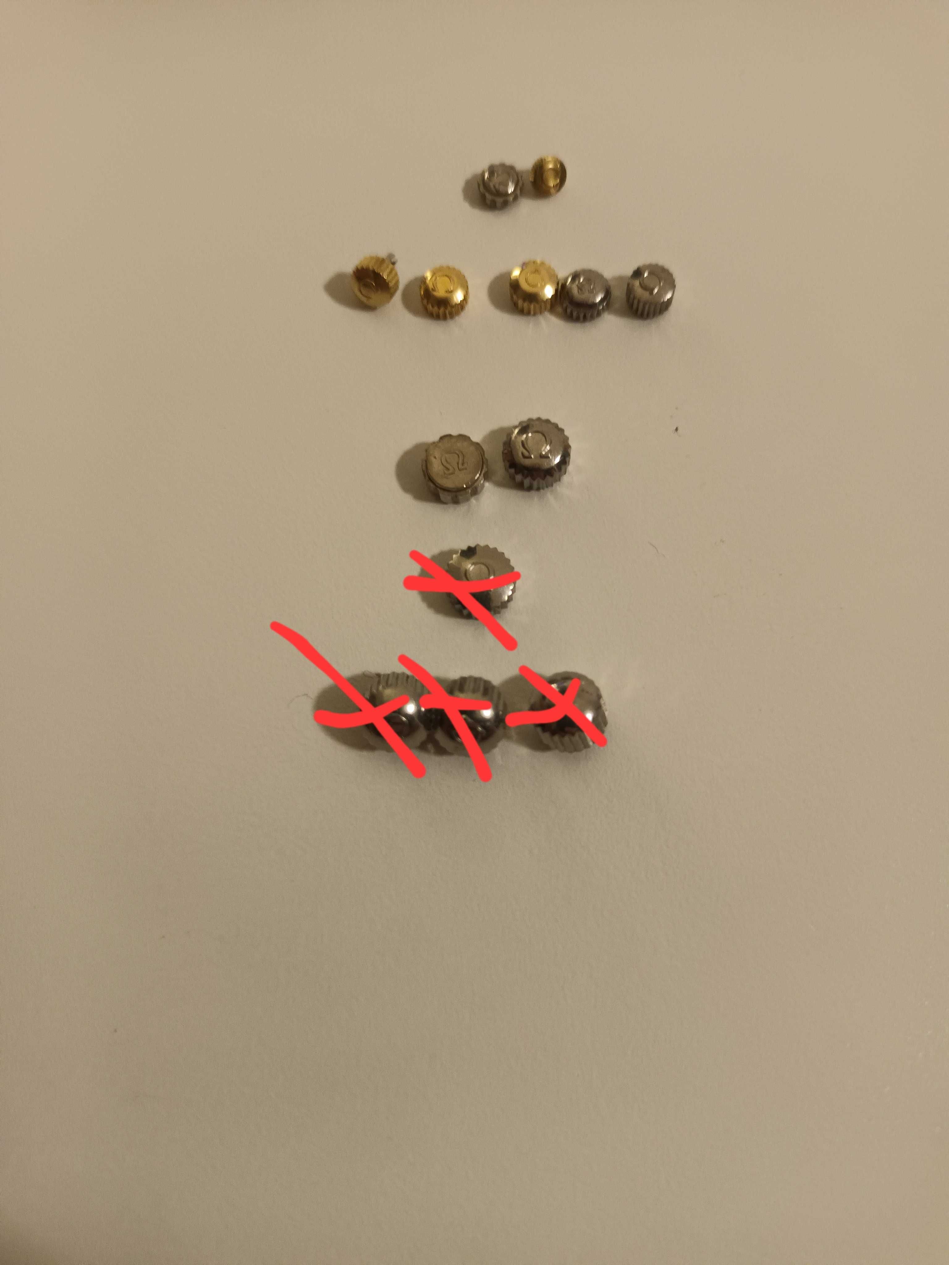 Várias coroas para relógio (Preços variam por marca e tamanho)