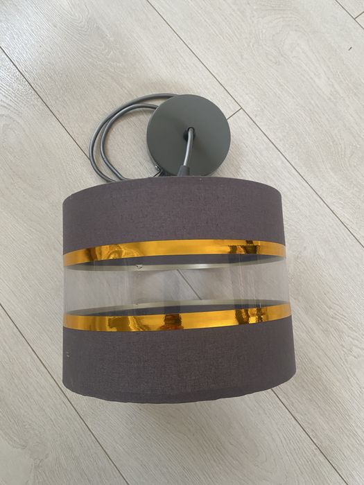 Nowoczesny zyrandol -abazur średnica 22 cm