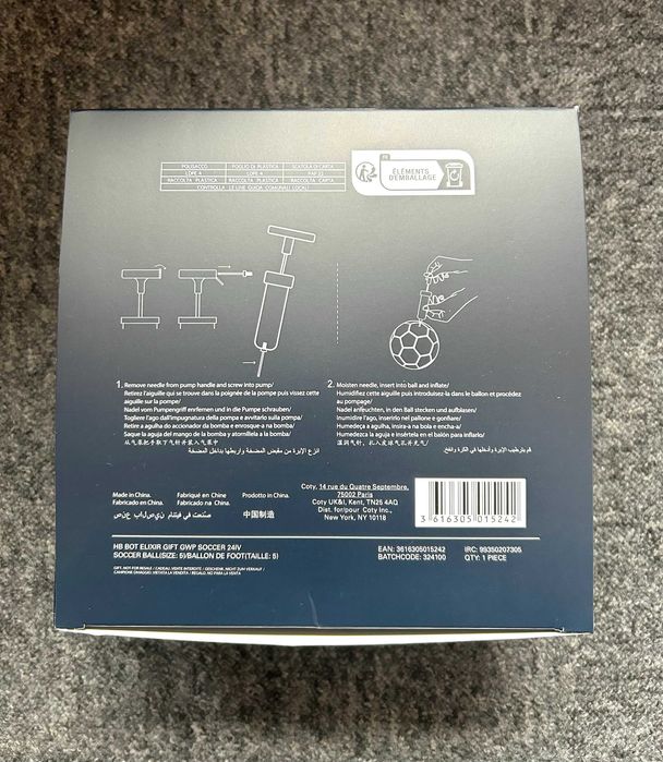 Granatowa piłka nożna Boss