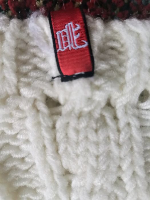 Gruby sweter z kapturem