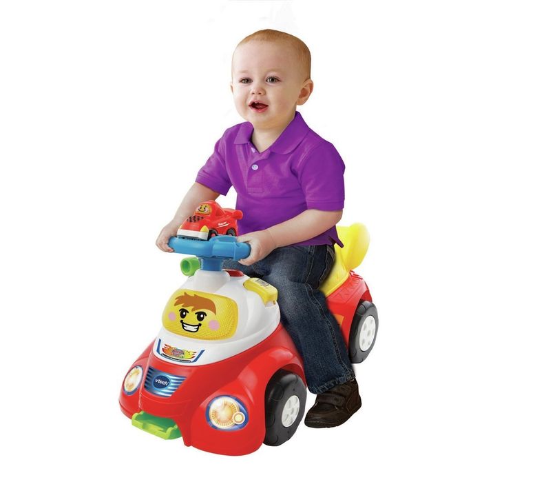 Vtech go go машинка каталка 2 в 1 музична толокар трек smart wheels