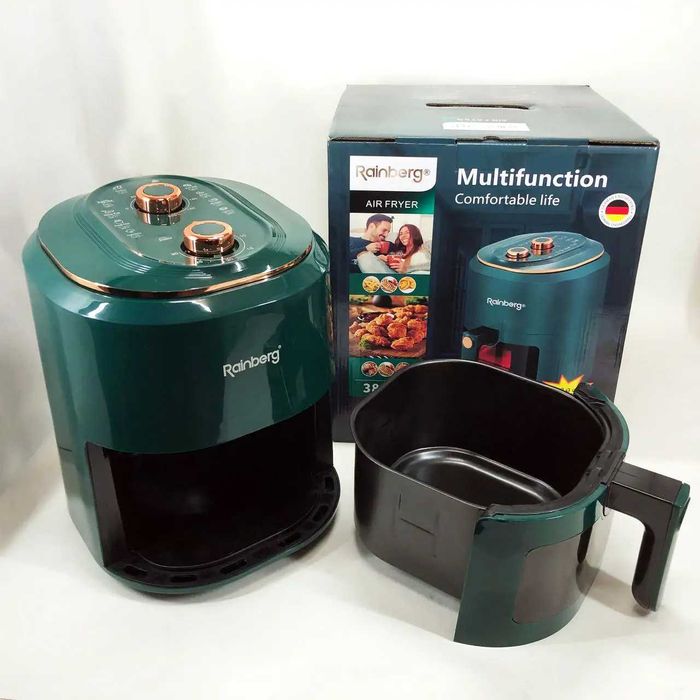 Мультипечь аэрогриль фритюрница 3800W 12 программ без масла фритюрниця