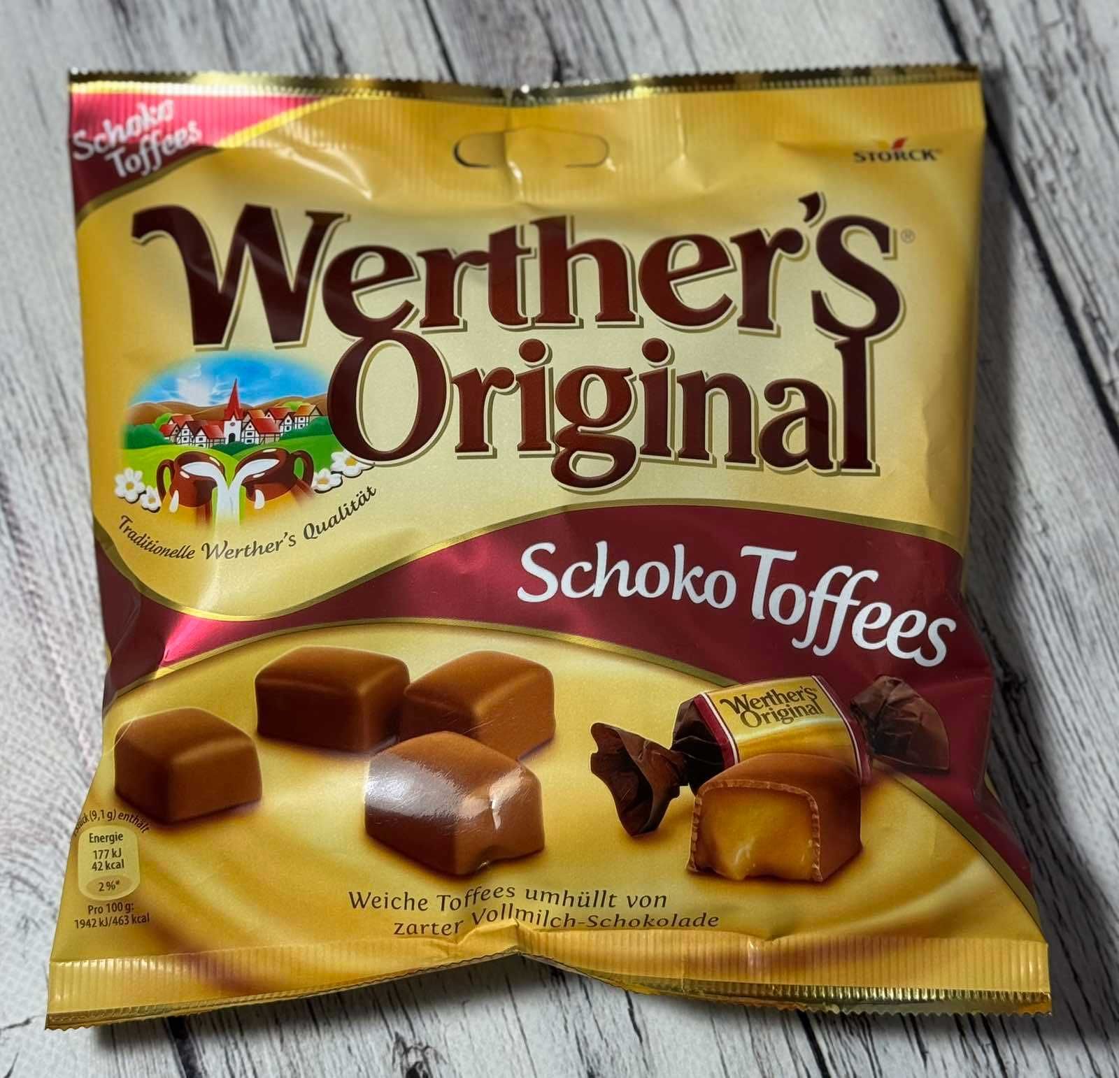 Цукерки Werther’s 5 видів більше у описі товару