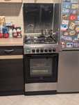 Kuchenka gazowo elektryczna Indesit INOX