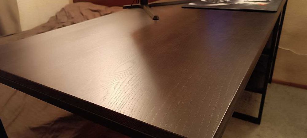 Письмовий стіл в стилі лофт - ясен венге