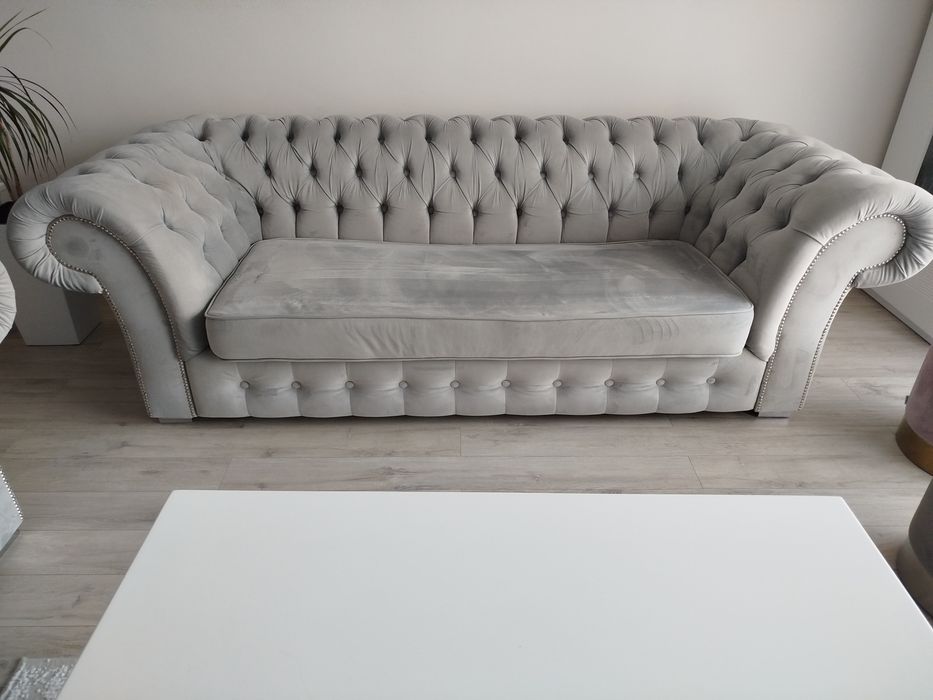 Sprzedam kanapę / sofę Chesterfield plus fotel