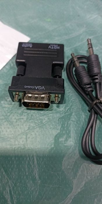 Adaptador hdmi para VGA com audio