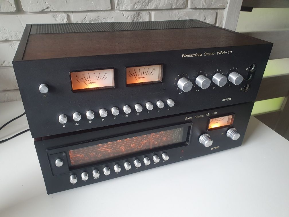 Wzmacniacz tuner stereo WSH-111 TSH-111  UNITRA DIORA wieża PRL