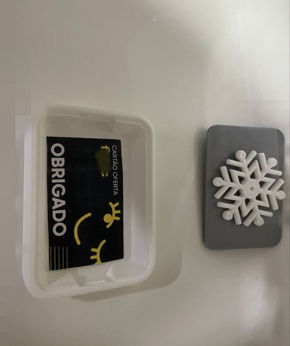 Tesouro de Natal - caixa presente para cartões ou notas