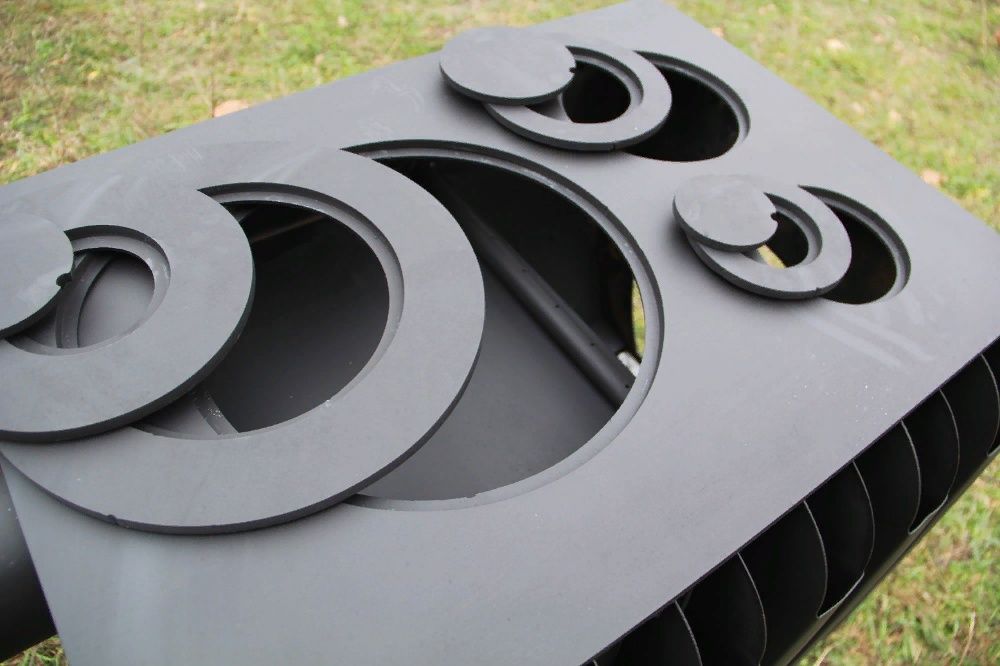 Булер'ян, піч буржуйка с конвекцією "Різдвяна" + вторинне допалювання