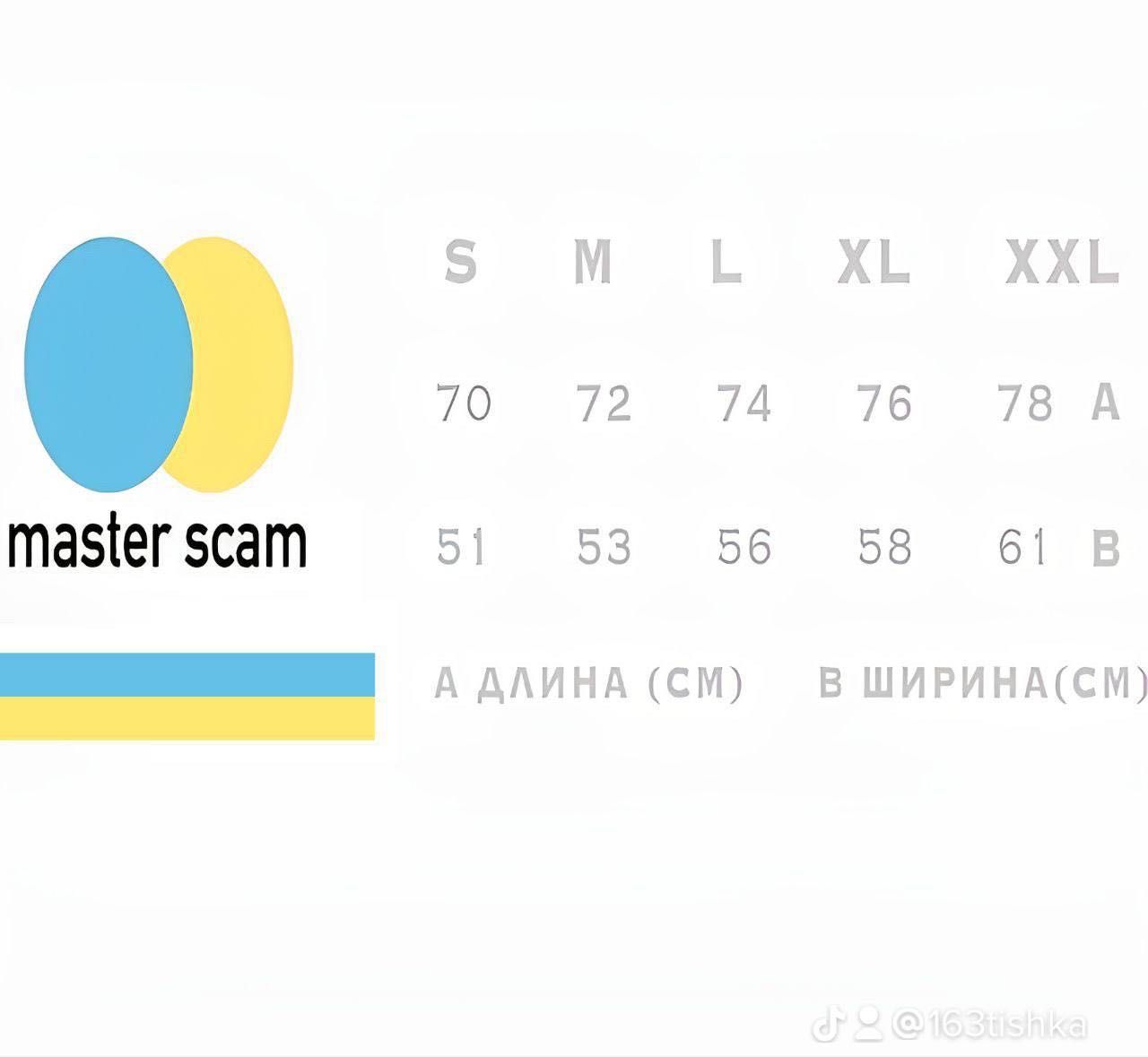 Футболка Master Scam черная