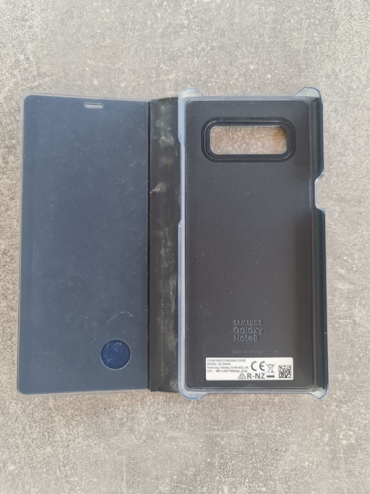 Etui Clear View Standing Cover Samsung Galaxy Note 8 EF-ZN950