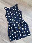 Lipsy London Sukienka w groszki Serce Grochy Zip Zamek