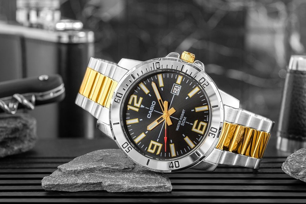 Zegarek Męski CASIO mtp-vd01sg-1bvudf + BOX