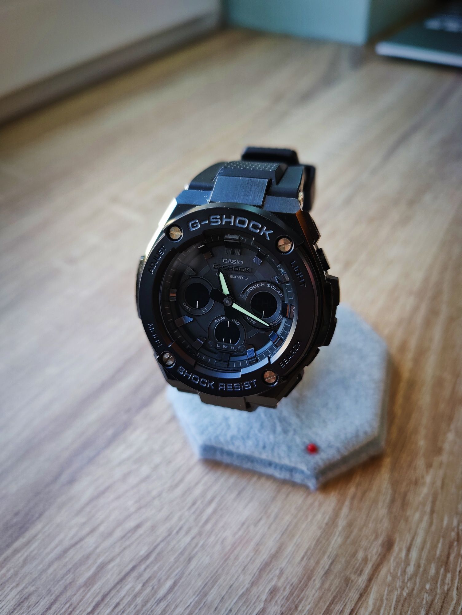 Casio G-Shock GST-W300G-1a1 Multiband Solar komplet w idealnym stanie
